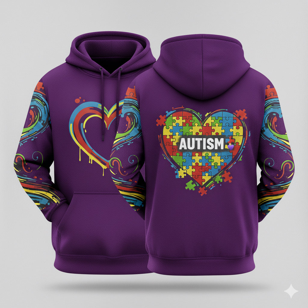 Autism Awareness Puzzle Pieces Clothing 🧩 - Support ASD