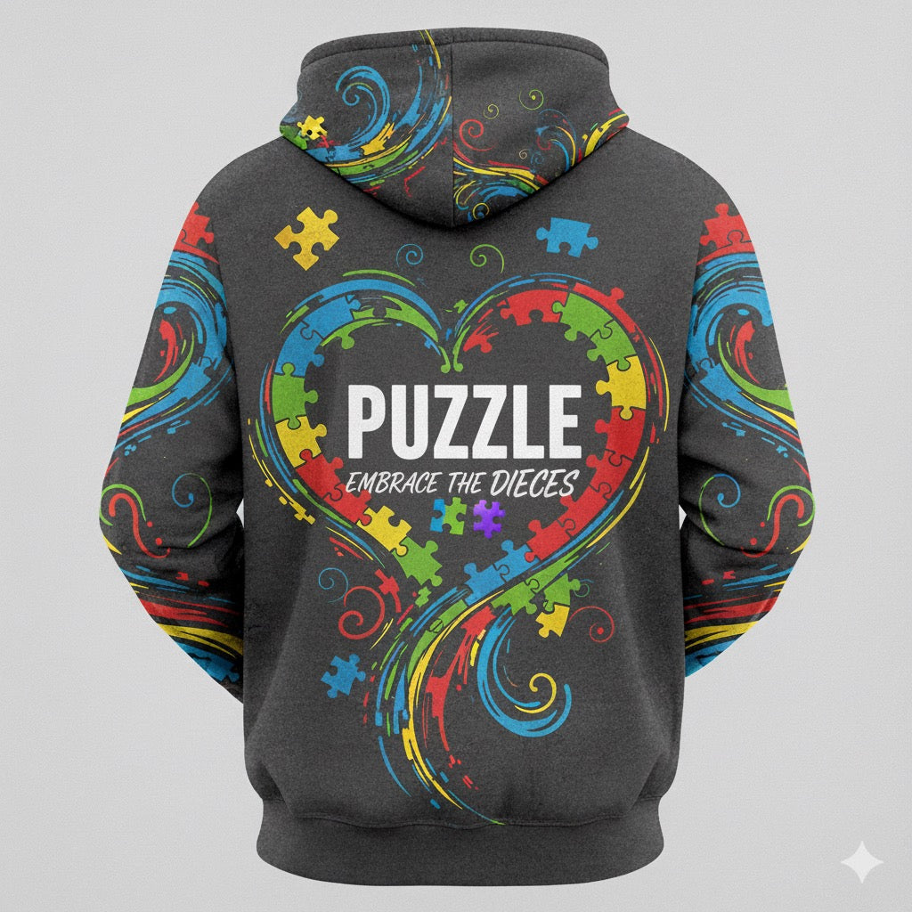 Autism Awareness Puzzle Pieces Clothing 🧩 - Support ASD