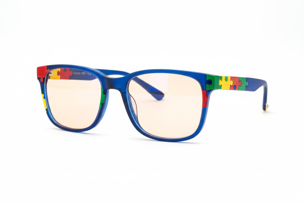 Autism Awareness Blue Light Glasses