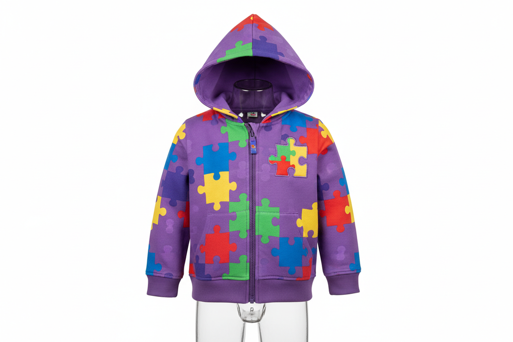 Kids' Purple Autism Awareness Jacket