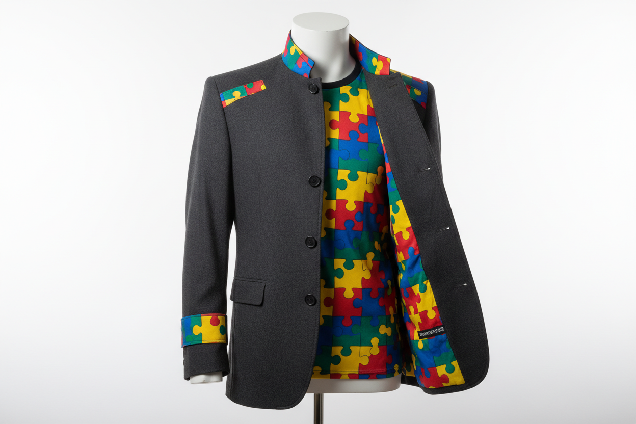 Men's Autism Awareness Coat